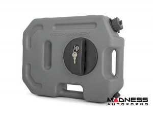 Fluid Container - Flat - Mountable - Rough Country - Gray - 10L